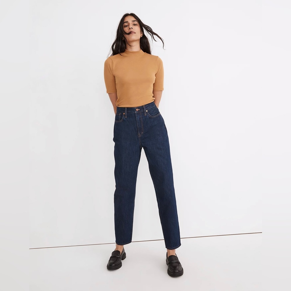 Madewell Baggy Tapered Jeans in Dressler Wash